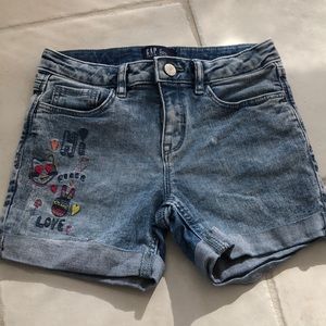 Kids Gap girls shorts denim Size 10